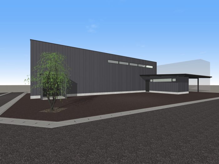 関の屋内練習場